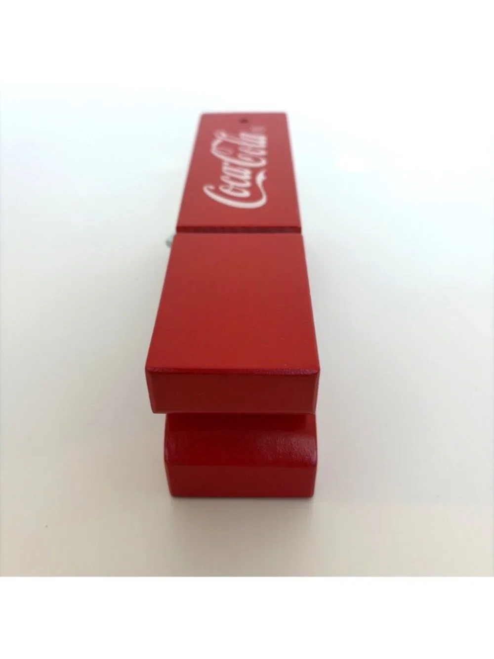 Vintage Coca-Cola Oversized Wooden Clothespin Memo Photo Clip Wall Decor Holder